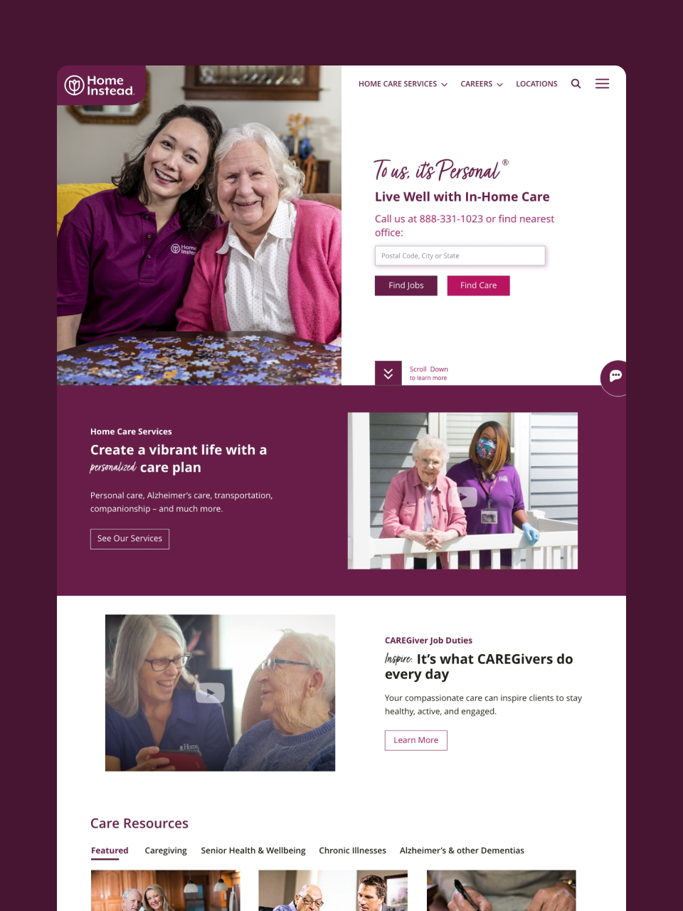 Home Instead Website